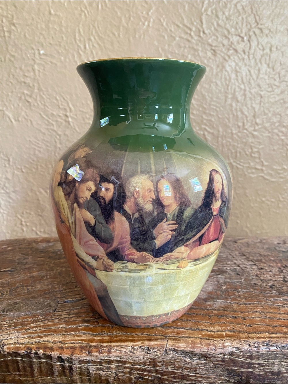 ✝️Vintage✝️The Last Supper Vase - Picture 3 of 8